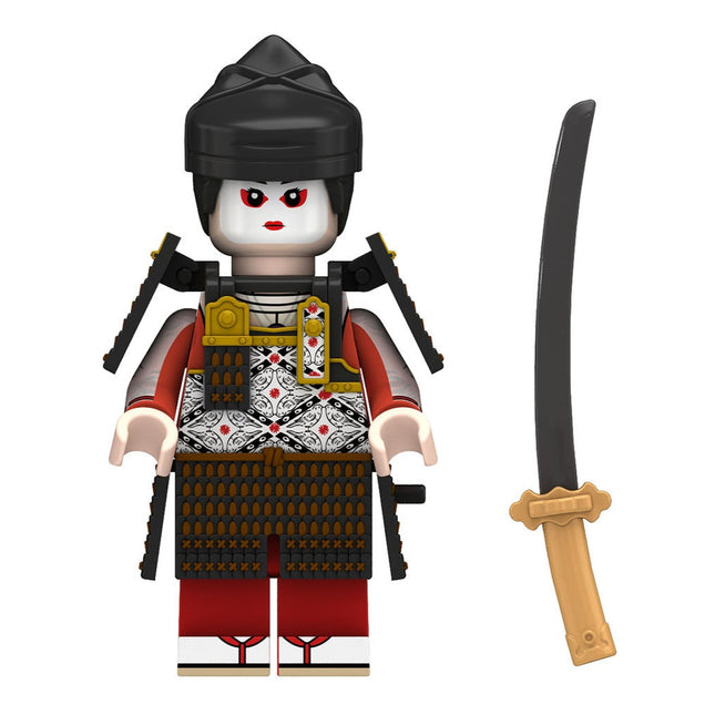 Gion Geisha Warrior Japanese Samurai Custom Minifigure