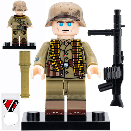 German Africa Corps Soldier Custom Minifigure