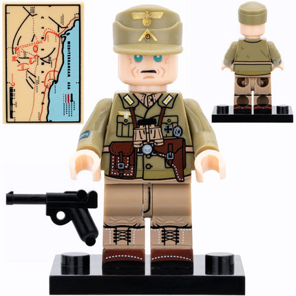 German Africa Corps Soldier Custom Minifigure