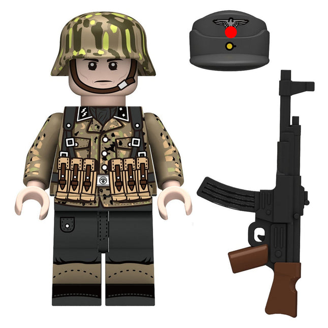 WW2 German Erbsenmuster Infantry Soldier Custom Minifigure