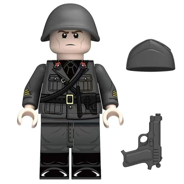 WW2 Italian Infantry Soldier (Beretta M1934) Custom Military Minifigure