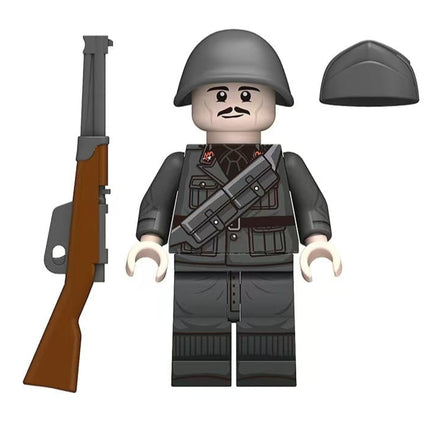 WW2 Italian Infantry Soldier (Carcano) Custom Military Minifigure