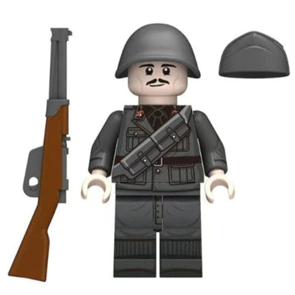WW2 Italian Infantry Soldier (Carcano) Custom Military Minifigure