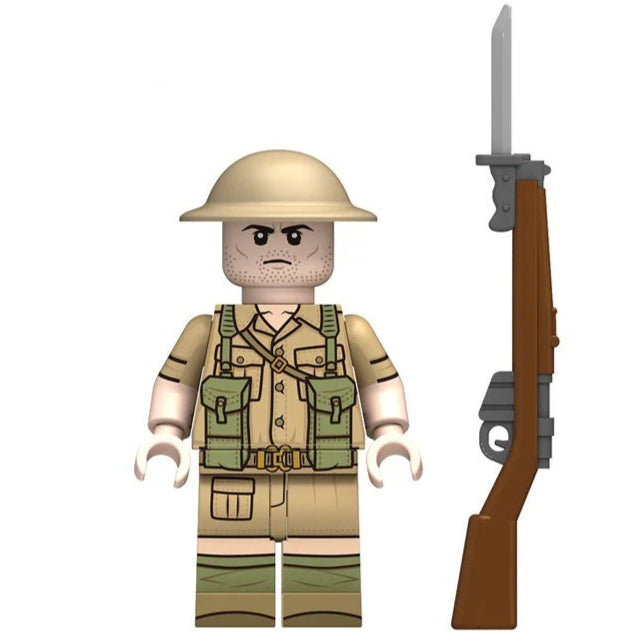 WW2 British Army SAS Soldier Custom Military Minifigure