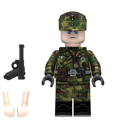 Splinter Pattern Panzer Troops Soldier Custom Minifigure