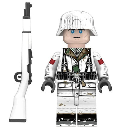 WW2 German Winter Soldier Custom Military Minifigure