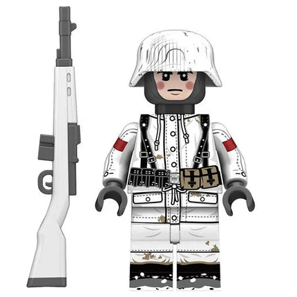 WW2 German Winter Soldier Custom Military Minifigure