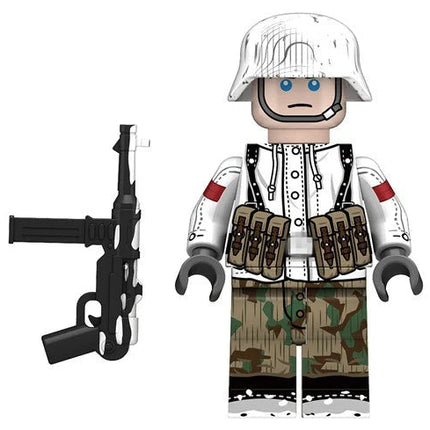 WW2 German Winter Soldier Custom Military Minifigure