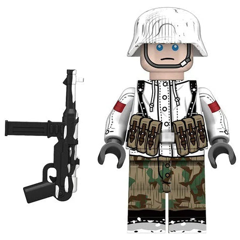 WW2 German Winter Soldier Custom Military Minifigure