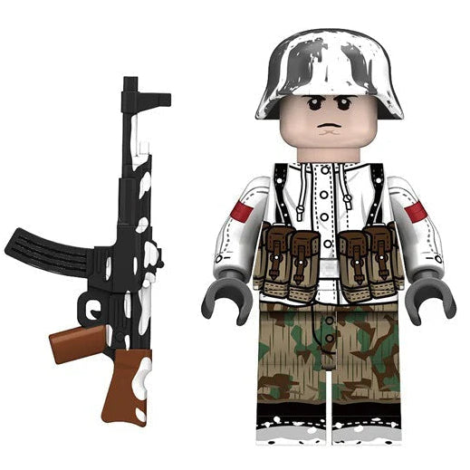 WW2 German Winter Soldier Custom Military Minifigure