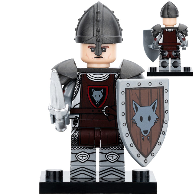 Medieval Wolfpack Warrior Custom Military Minifigure