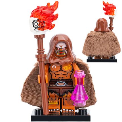 Orc Mage Custom Warcraft Game Minifigure