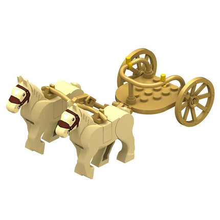 Ancient Egyptian Horse Chariot Custom History Minifigure