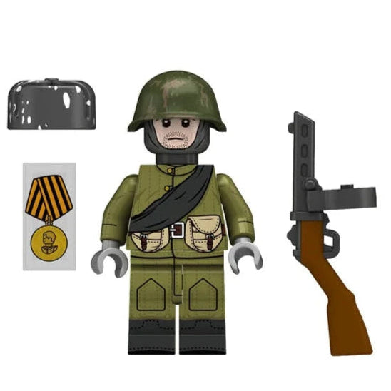 Soviet Infantry Soldier Custom Minifigure
