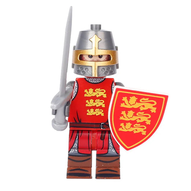 English Knight From Lego Castle Custom Soldier Minifigure