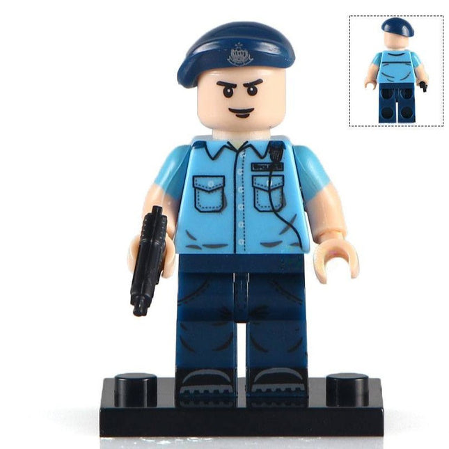 Uniformed Police Officer Custom Minifigure – Minifigure Bricks