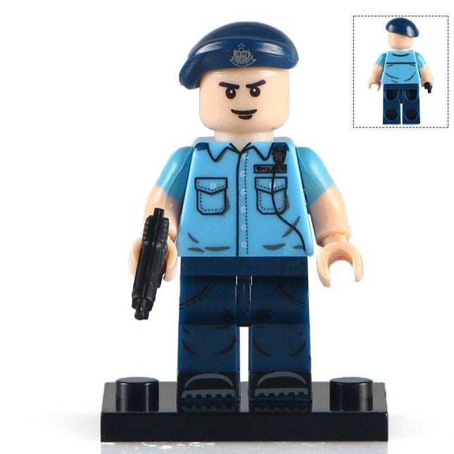 Uniformed Police Officer Custom Minifigure