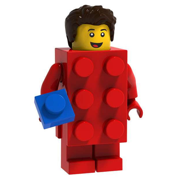 Brick Suit Guy Custom Collectable Series Minifigure