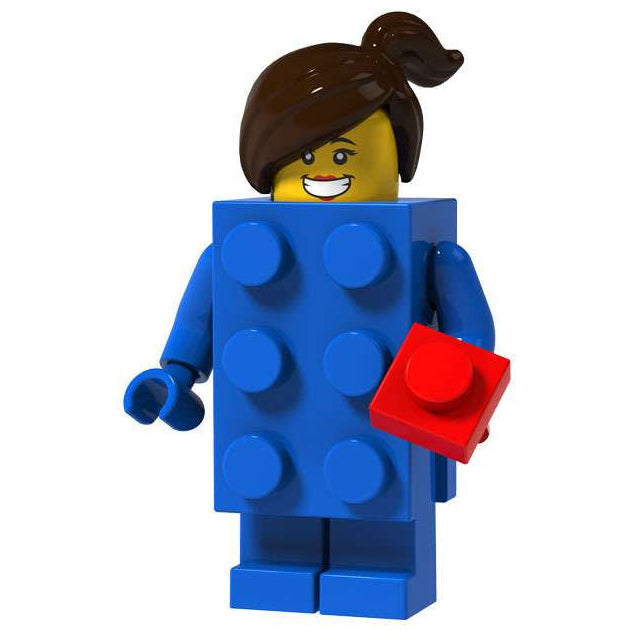Brick Suit Girl Custom Collectable Series Minifigure