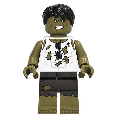 Hulk Custom Marvel Superhero Minifigure