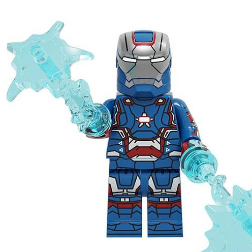 Iron Patriot Custom Marvel Superhero Minifigure