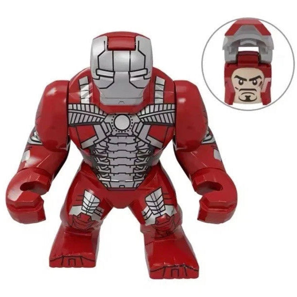 Iron Man Mk 5 Football Custom Marvel Superhero Large Minifigure