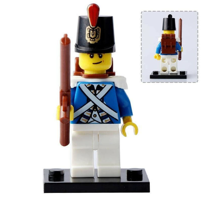 American Revolutionary War Soldier Custom Minifigure