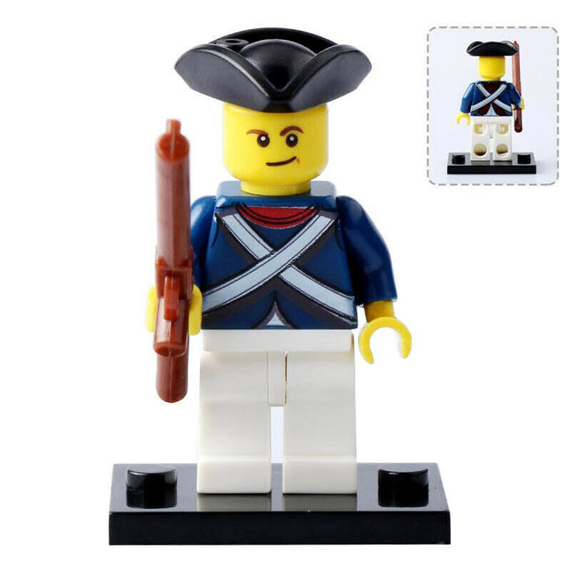 American Revolutionary War Soldier Custom Minifigure