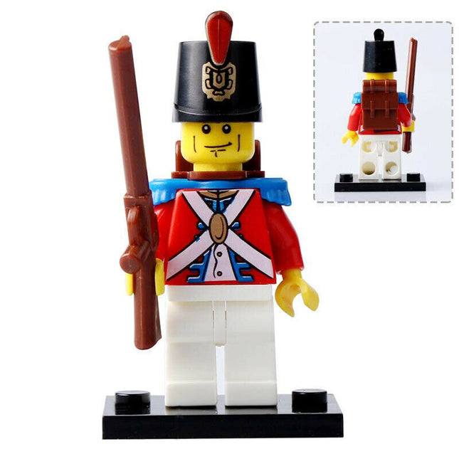 American Revolutionary War Soldier Custom Minifigure