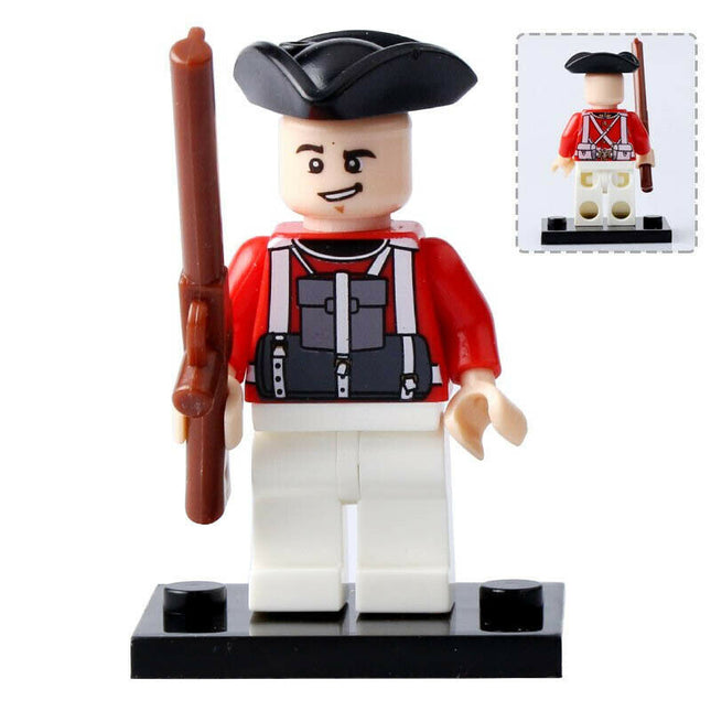 American Revolutionary War Soldier Custom Minifigure