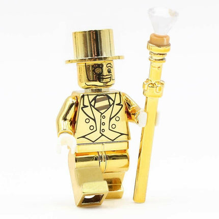 Mr Gold Custom Collectable Series Minifigure