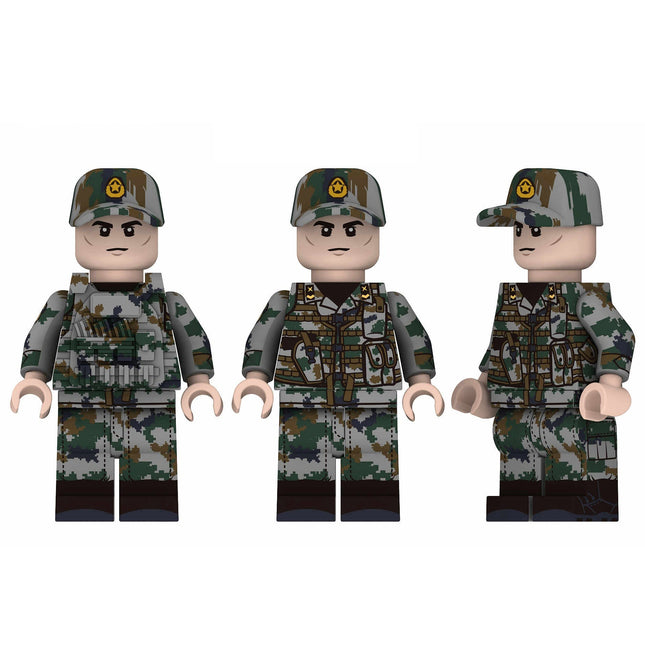 Chinese Modern Soldier Custom Minifigure