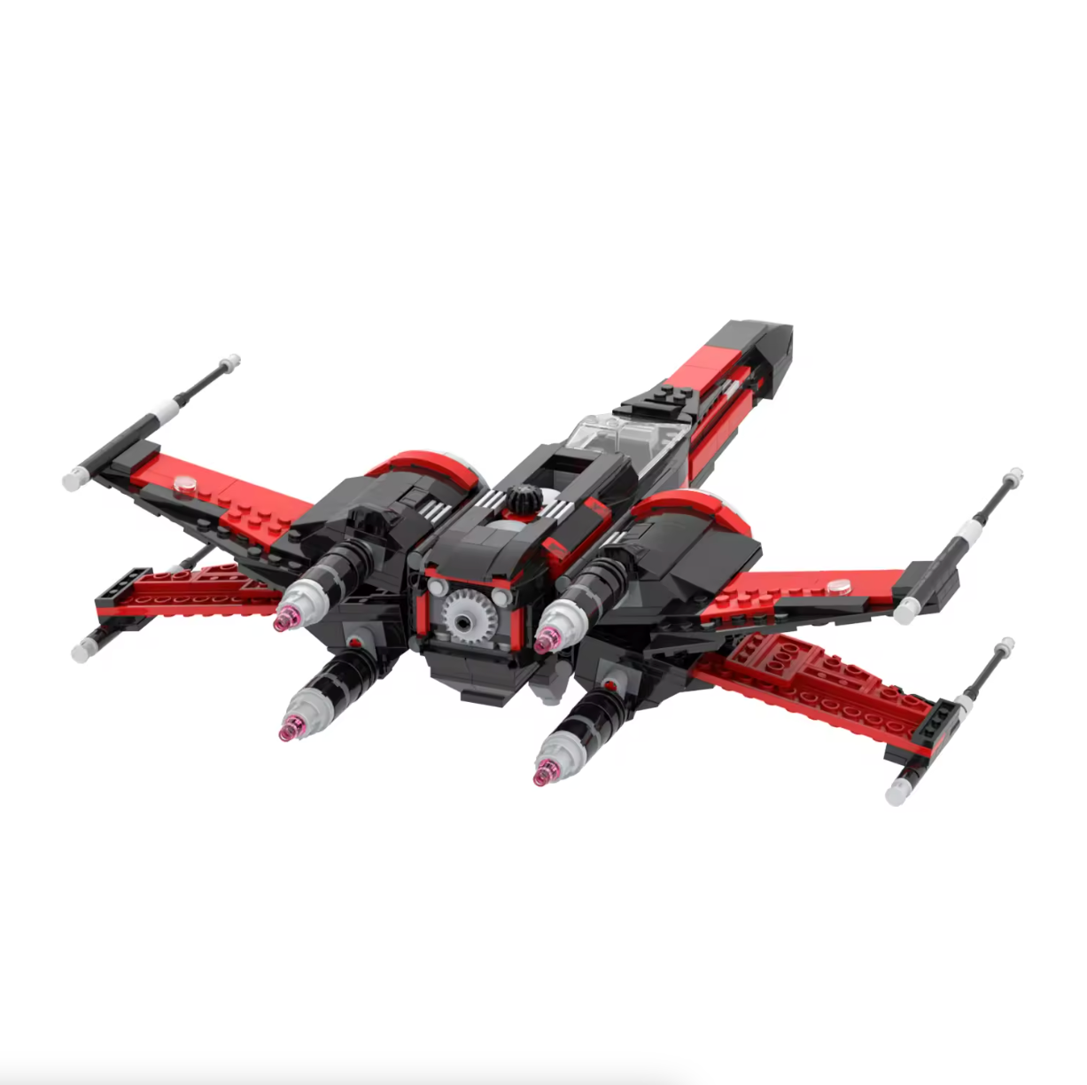 Inferno Squad X-Wing Fighter Custom Star Wars MOC – Minifigure Bricks