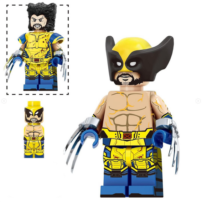 Wolverine Custom Marvel Superhero Minifigure