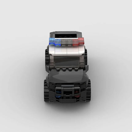 Police Pick Up Truck Custom Car MOC