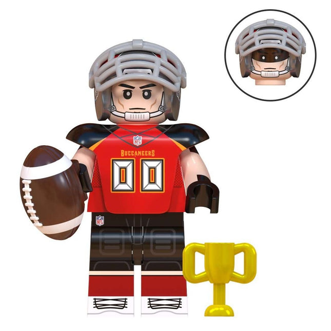 Tampa Bay Buccaneers American Football Player Minifigure