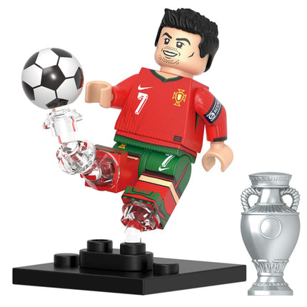 Cristiano Ronaldo (Portugal) Custom Football Player Minifigure