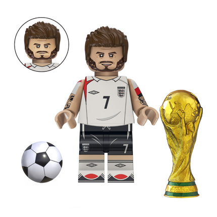 David Beckham (England) Custom Football Legend Minifigure