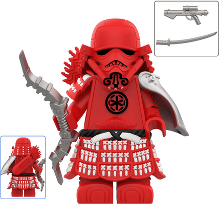 Red Samurai Stormtrooper custom Star Wars Minifigure