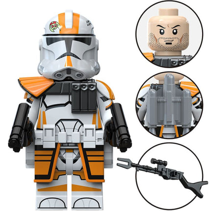 Waxer Clone Trooper Custom Star Wars Minifigure