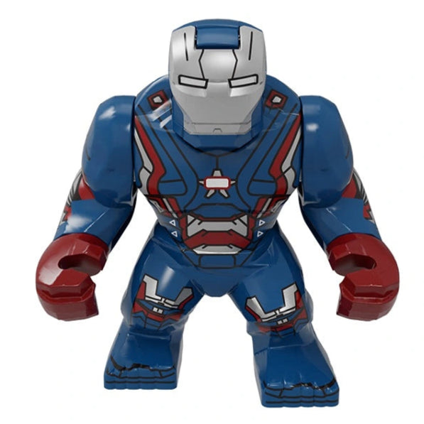 Iron Patriot Custom Marvel Superhero Large Minifigure