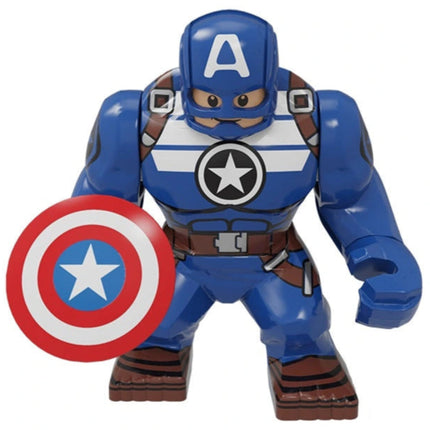 Captain America Custom Marvel Superhero Large Minifigure