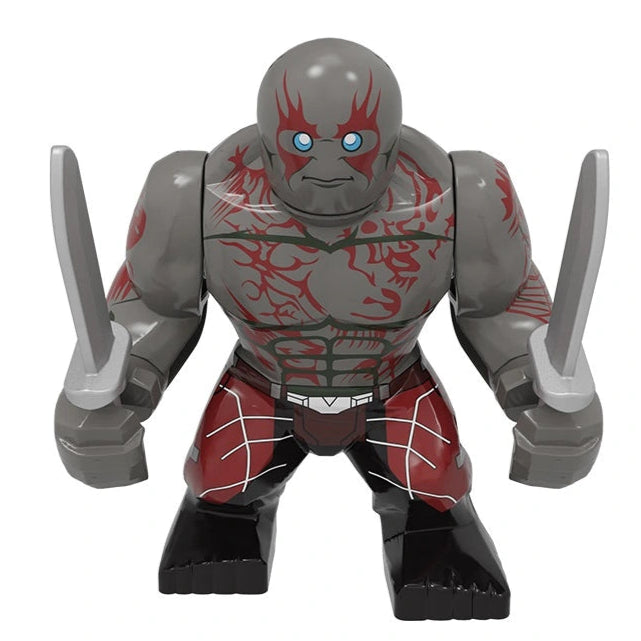 Drax the Destroyer Custom Marvel Superhero Large Minifigure