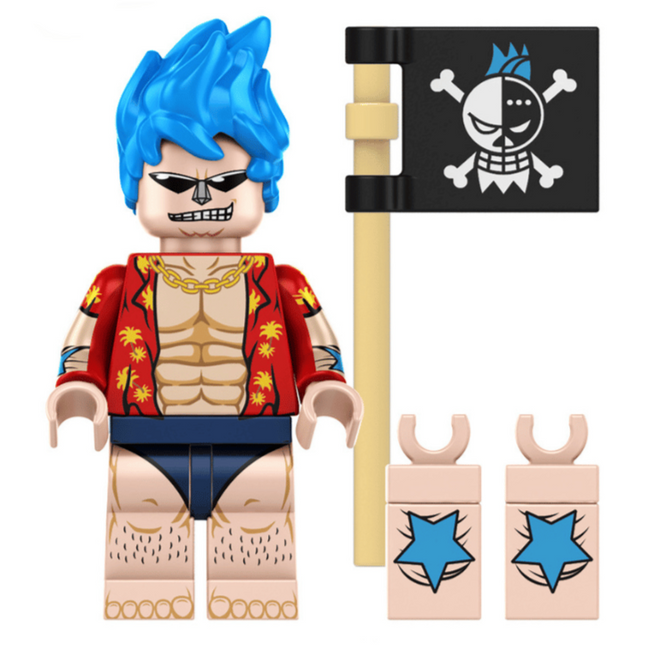 Franky Custom One Piece Anime Minifigure