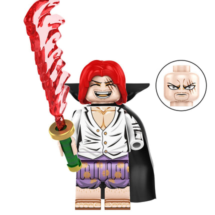 Shanks Custom One Piece Anime Minifigure