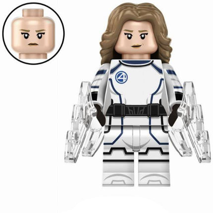 Invisible Woman (Space Suit) Custom Marvel Superhero Minifigure