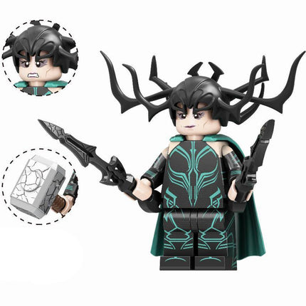 Hela Custom Marvel Superhero Minifigure