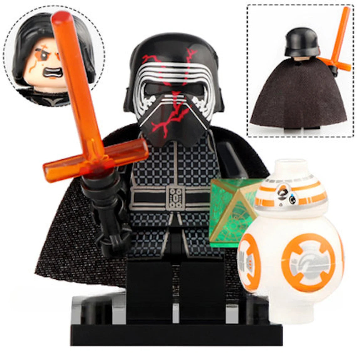 Lego kylo best sale ren minifigure