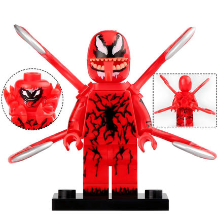 Carnage (Venom) Custom Marvel Supervillain Minifigure