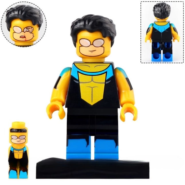 Invincible (Mark Grayson) from Invincible Custom Image Universe Superhero Minifigure